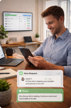 Team working with AI assistant