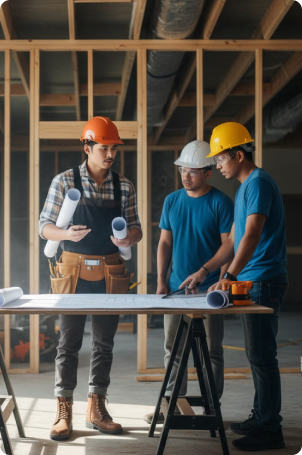Team working with AI assistant