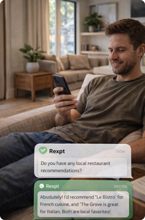 Relaxing with Rexpt recommendations