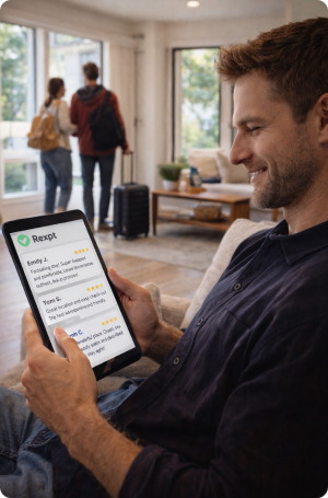 Positive reviews on display